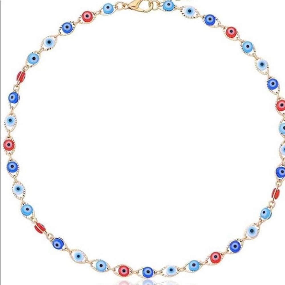 Evil eye choker